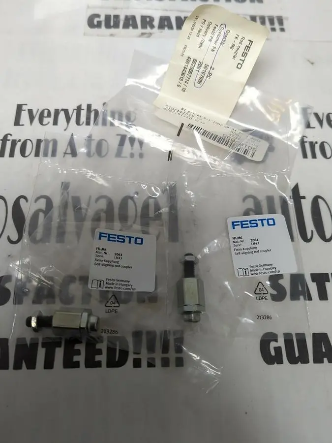 New | in-Stock FESTO FK-M6 Valves/Fittings Ohio US | Surplus Asset Holdings #1239724