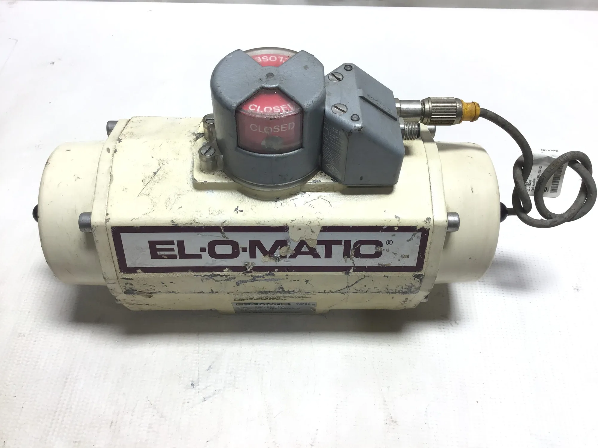 El-O-Matic ESA 200-4/A Rack and Pinion Pneumatic Valve Actuator 120 PSIG P MAx