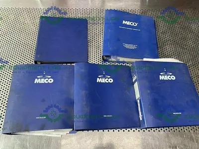 USED MECO VERTICAL SHELL & STRAIGHT TUBE HEAT EXCHANGER 125 PSIG W/ SS FRAME & GAUGES