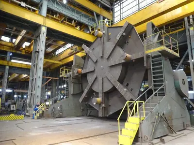 USED UNIQUE READCO 300 TON WELDING POSITIONER