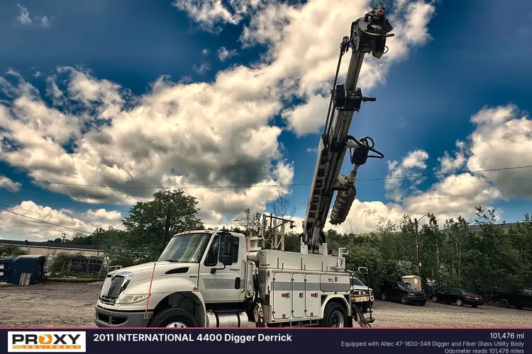 Used 2011 INTERNATIONAL 4400 DIGGER DERRICK Bucket (boom) trucks Pennsylvania US | Proxy Equipment #1378341