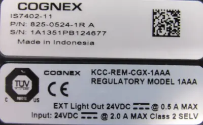 NEW COGNEX 830-0021-1R INDUSTRIAL CAMERA IS7402-11 825-0524-1RA 83000211R