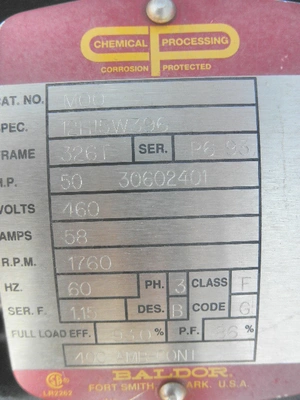 USED BALDOR M00