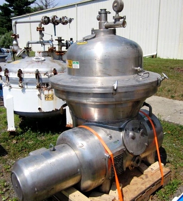 (2) Westfalia MSA 100-01-076 milk separators, 316SS.