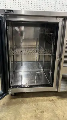 Used Perlick Used 36" Perlick BBS36 Refrigerated Back Bar Cooler 7.4 Cu Ft Capacity - TH1 Bottle Coolers Illinois US | Falcon Restaurant Supply #1374929