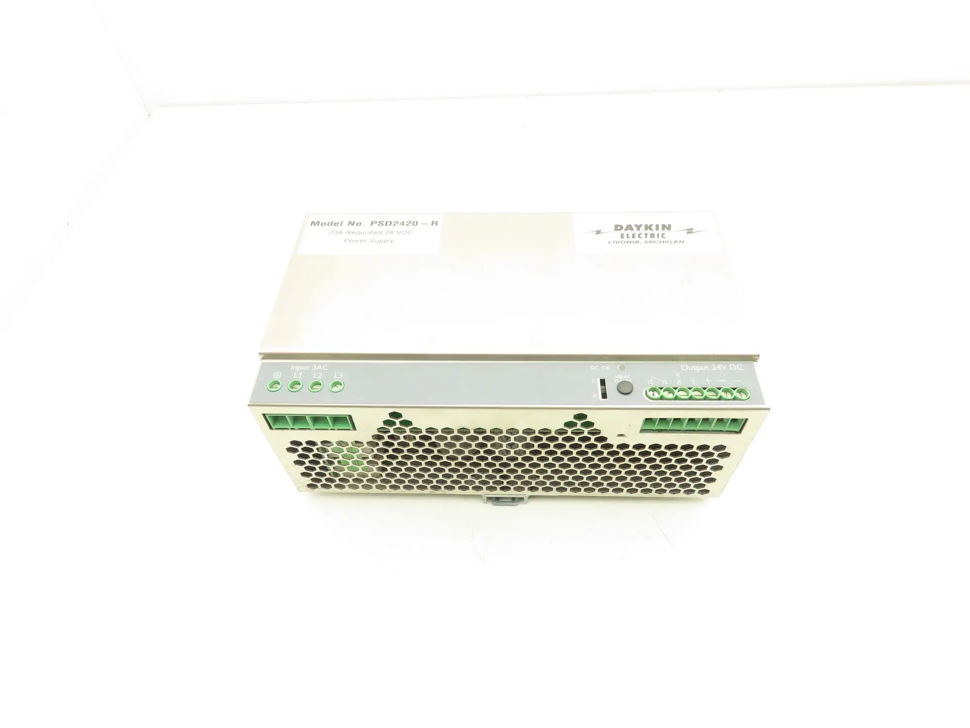 Daykin PSD2420-R Regulated Power Supply Unit 24V 20A