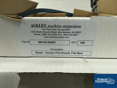 USED Ackley Ackley Adjustable Ramp Printer, Model 01481-00144
