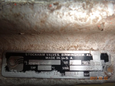Stockham 12", Class 150, WCB, Gate Valve