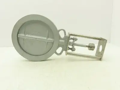 DN200 PN16 Wafer Butterfly Valve Cast Iron 8" W/Mount
