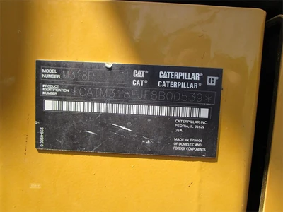Used 2015 CATERPILLAR M318F Wheel Excavators | Abele Tractor #1342766