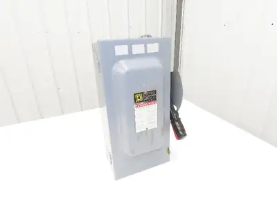 Square D H362 Heavy Duty Fused Safety Disconnect Switch 60A 600VAC Series F05