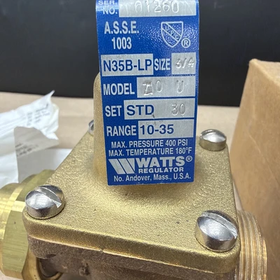 NEW Watts N35B-LP