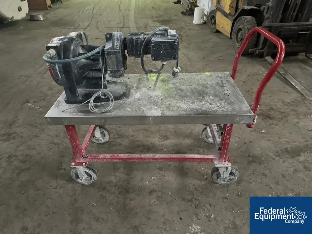 USED Eccentric Pumps 2 hp Eccentric Pumps Peristaltic Pump, Portable