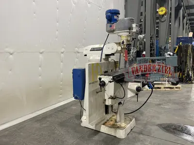 Bridgeport Series I Vertical Knee Mill, 9” x 48” Table, 2 HP
