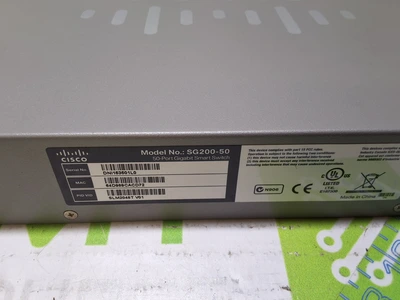 CISCO SG 200-50 50-PORT GIGABIT SMART SWITCH - LIKE NEW