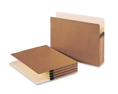 Smead Redrope File Pockets, Letter Size, 3 1/2" Expansion, Box Of 50