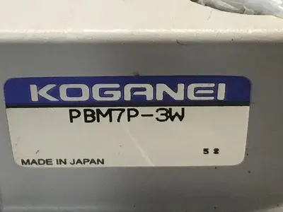 Used KOGANEI PBM7P-3W Valves/Fittings Michigan US | Ideal Machinery #1299915