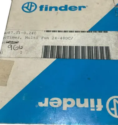 USED FINDER 87.01.0.240 TIME DELAY RELAY 87010240