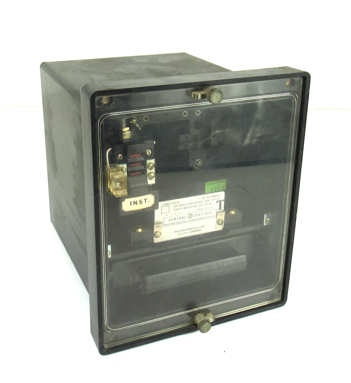 General Electric 12HFC21B1A Instantaneous Overcurrent Relay 50/60Hz