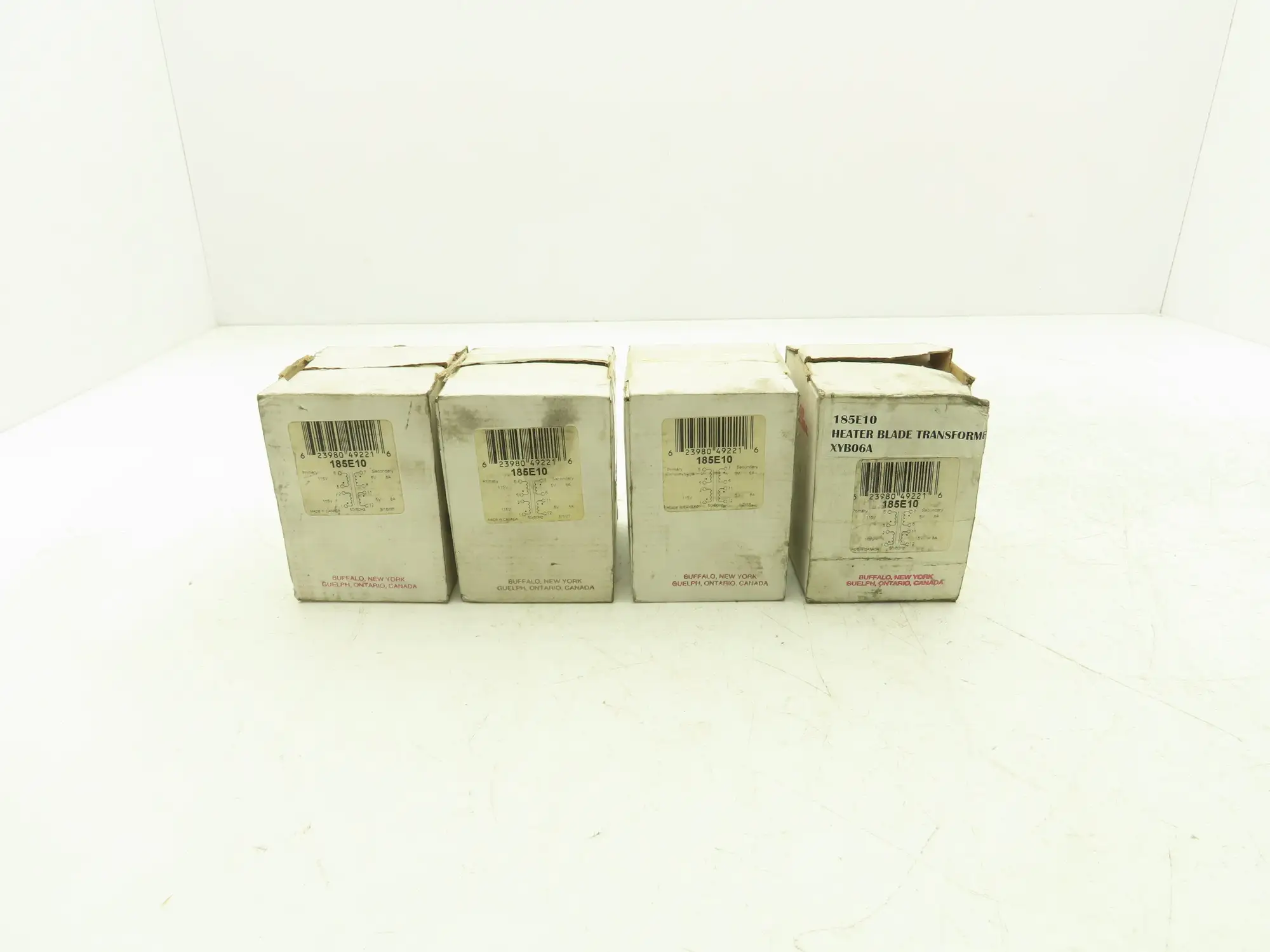 Hammond 185E10 Control Transformer 80VA HV 115 LV 5V 8A Lot of 4
