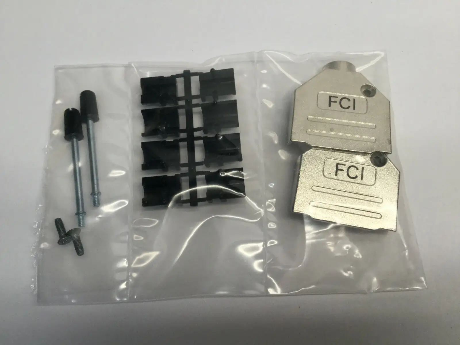 New | in-Stock FCI Backshell DB15 Metal SHLD Connector Accessories Michigan US | Maverick Industrial Sales #1401688