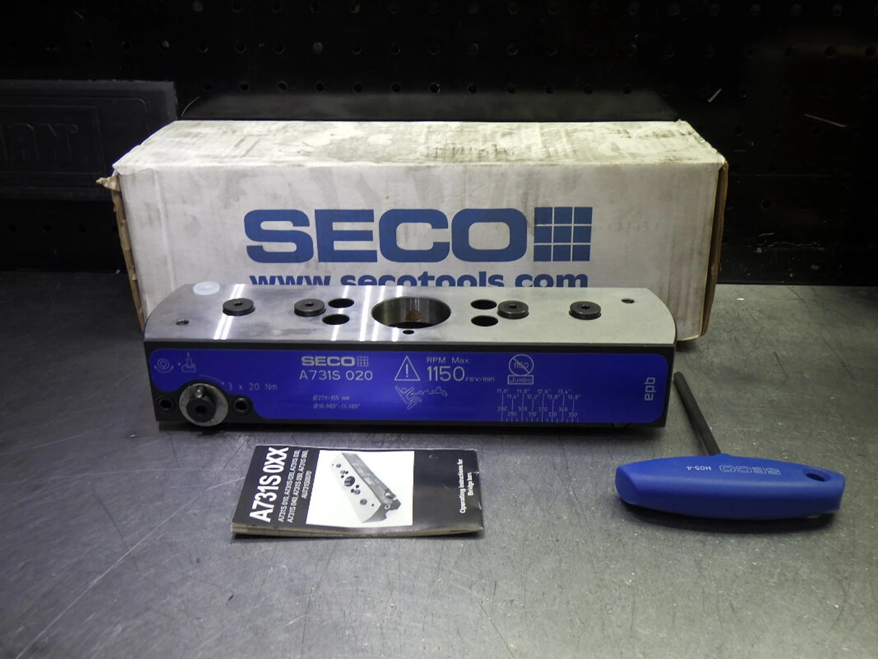 SECO 10.984"-13.976" Steel Bridge Bar 1.575" Arbor A731S020 (LOC397)