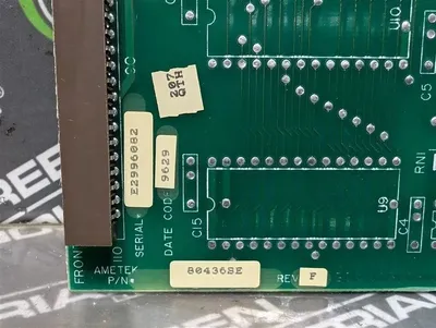 Ametek 80436SE Control Card Rev. F Used