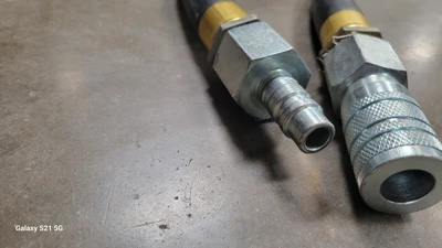 USED Dayton 3/4 AIR HOSES WIHT FITTINGS