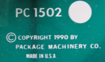 NEW PACKAGE MACHINERY PC1502 CIRCUIT BOARD