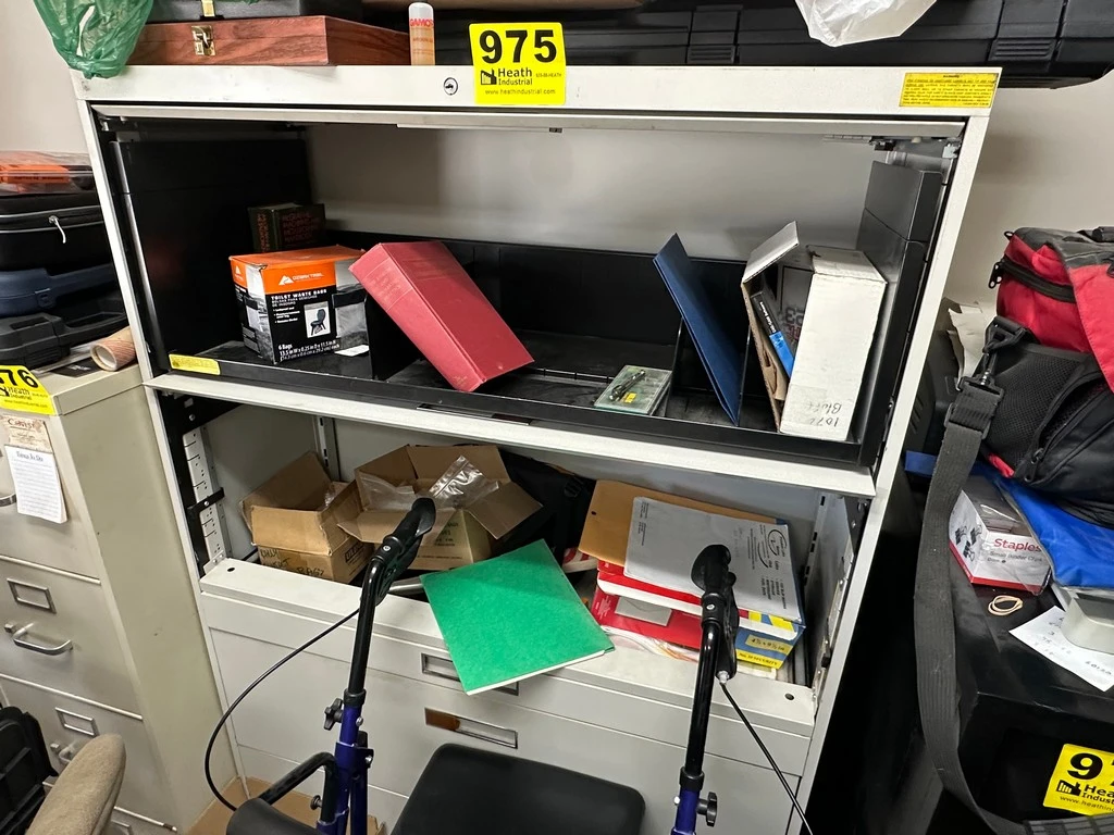 Used _UNKNOWN_ LATERAL FILE CABINET 42 IN X 18 IN X 63 IN NO CONTENTS Cabinets Illinois US | Heath Industrial Auction Services #1381241