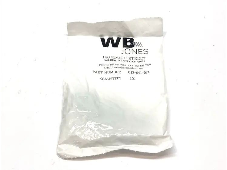 New | in-Stock WB Jones Springs 3/4" BAG OF 12 Misc Fasteners Michigan US | Maverick Industrial Sales #1424620