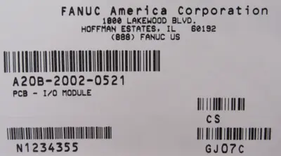 NEW FANUC A20B-2002-0521 I/O MODULE A20B20020521