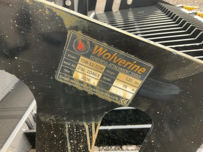 Used WOLVERINE TDB-11-72W ROCK BUCKET SKID STEER ATTACHMENT Rock Buckets Michigan US | Miedema Asset Management Group #1768741