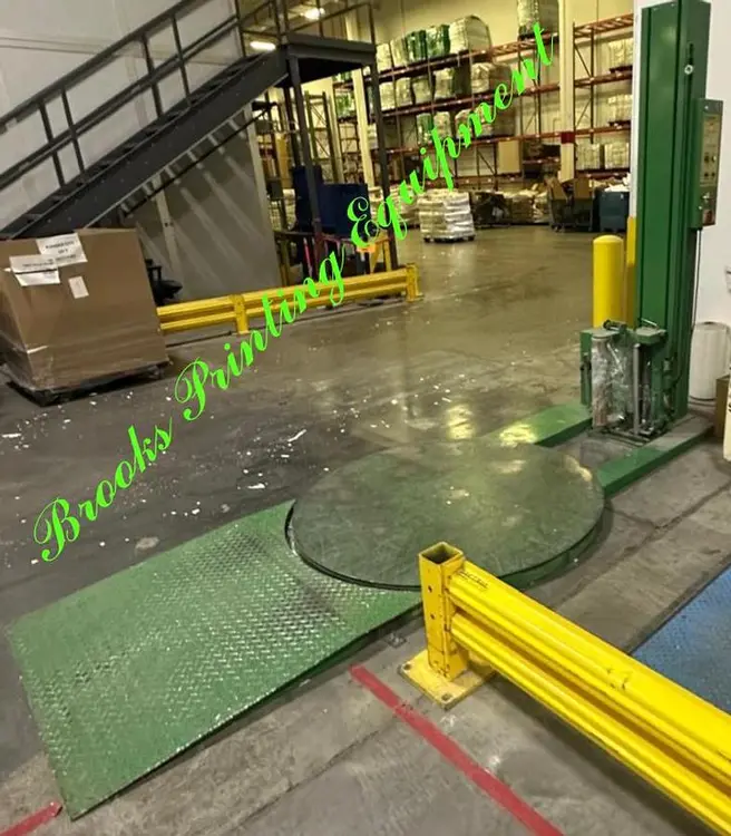 Used HIGHLIGHT SEMI AUTOMATIC MACHINE Pallet Wrappers North Carolina US | BROOKS PRINTING EQUIPMENT #391578