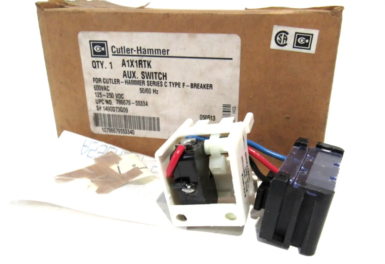 NEW CUTLER HAMMER A1X1RTK AUXILIARY SWITCH