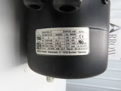 Weiss TC0320T Rotary Indexing Table 16 Station 320mm OD 0.64kw 230/460V 3Ph