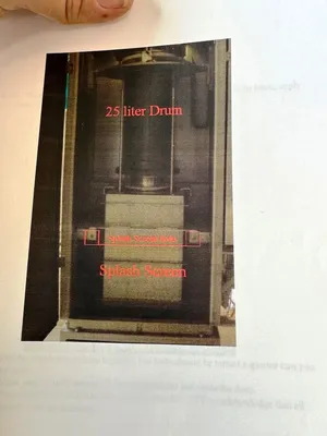 Evodos type 25 spiral plate centrifuge, 316L SS.