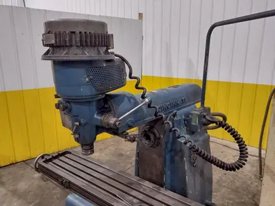CINCINNATI HORIZONTAL MILL WITH BRIDGEPORT HEAD USED