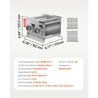 Used VEVOR SJY-DQ90 Slicers / Dicers / Cutters Michigan US | Miedema Asset Management Group #1327353