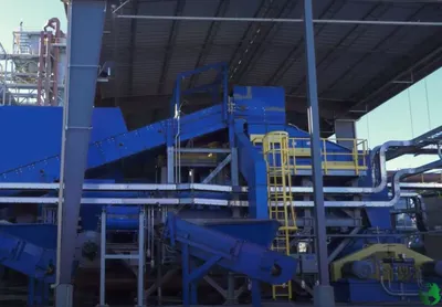 Biomass Bale Handling & Grinder System