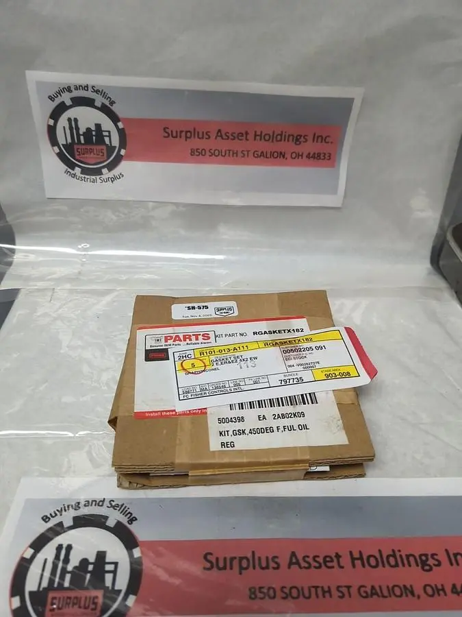 New | in-Stock FISHER RGASKETX182 Pump & Valve Parts Ohio US | Surplus Asset Holdings #1237994