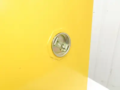 Justrite 25730 Yellow Flammable Safety Cabinet Dual Door 22 Gallon Liquid