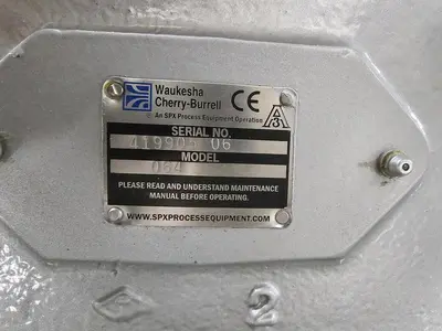 Used 400 Gallon Jacketed Tank (Reactor), With Waukesha Pump & Load Cells, 316 Stainless Steel
