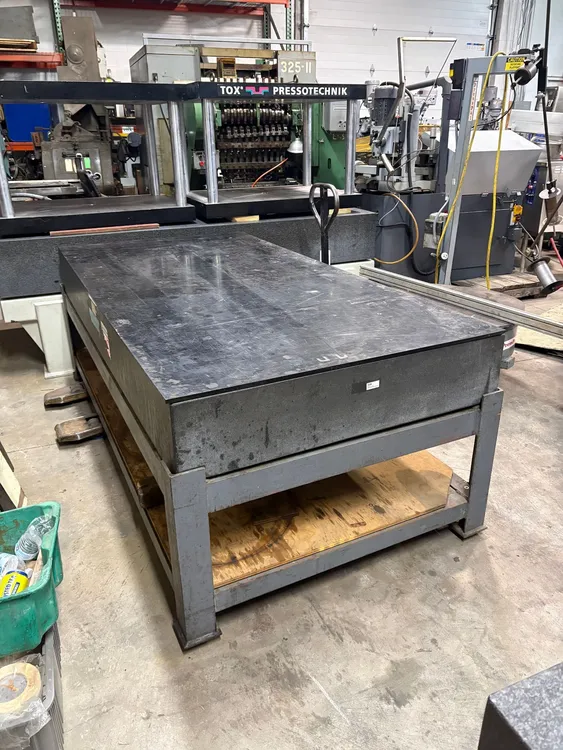 GRANITE PLATE 4'x8'x10" Inspection & Test Equipment | Global Machine Brokers, LLC