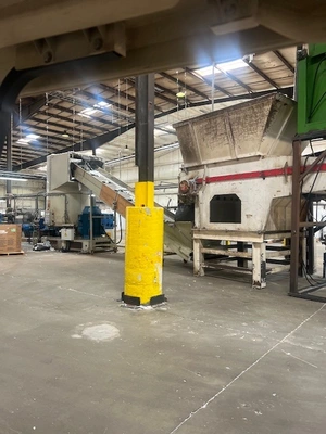 Gamma Meccanica GM 160 37 D Compac Extrusion Line w/Vecoplan RG60/200 U XL FF T Film & Fiber Shredder