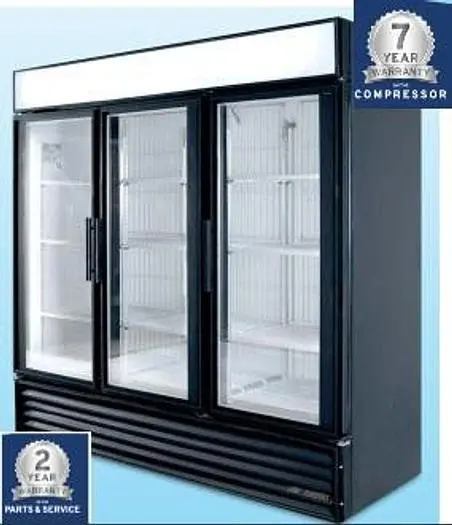 3 GLASS DOOR UPRIGHT DISPLAY FREEZER