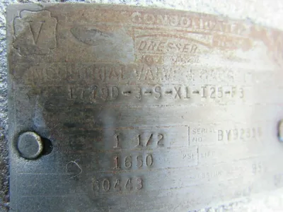 REFURBISHED CONSOLIDATED 1719D-3-S-X1-I25-F3 SAFETY VALVE 1650PSI SIZE 1.5