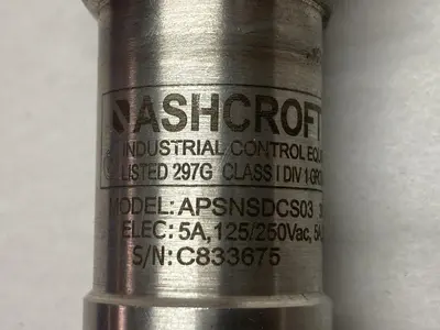 New | in-Stock ASHCROFT APSNSDCS03 Pressure Transmitters Ohio US | Surplus Asset Holdings #1237418