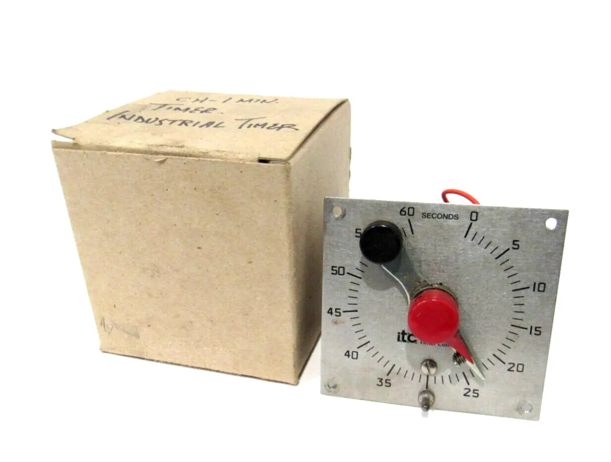 USED INDUSTRIAL TIMER CH-1MIN TIMER CH1MIN