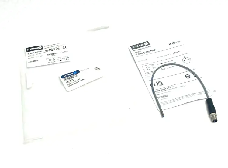New | in-Stock Schunk Inductive Proximity Switch Short Body 1001272 Proximity Sensors Michigan US | Maverick Industrial Sales #1407078